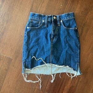 Madewell denim skirt size 23